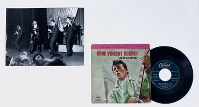 Rock & Roll Un disque Ep - Gene Vincent, label Capitol (EAP2/970)
dédicacé par l'artiste...