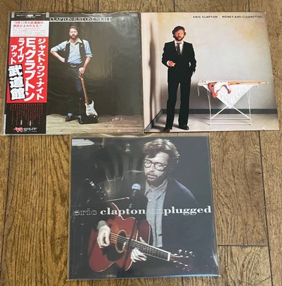 Pop 70's Three LPs - Eric Clapton
including japanese, american, live pressing...
VG+...
