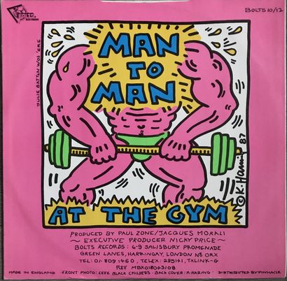 Haring Keith HARING (1958-1990) 
One LP - Man to man "At the gym
EX; EX