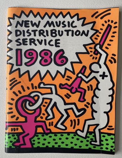 Haring Keith HARING
"Distribution service
Music distribution catalog, 1986
27 x 21...