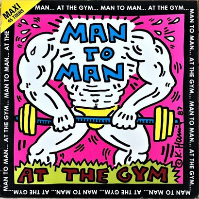 Haring Keith HARING (1958-1990) 
One LP - Man to man "At the gym
French pressing
VG+;...