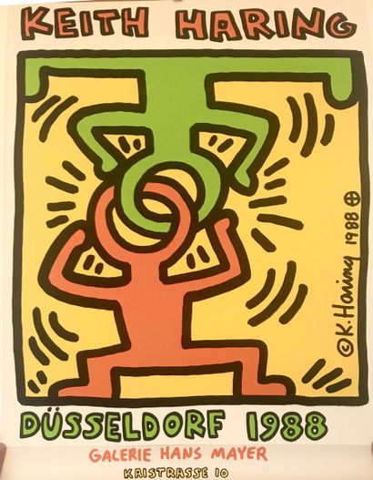 Haring Keith HARING
"Keith Haring - Düsseldorf 1988
Poster for the exhibition at...
