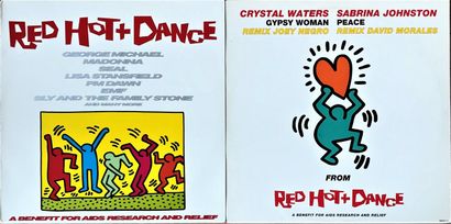 Haring Keith HARING (1958-1990) 
Two LPs - Red Hot + Dance
VG+; VG