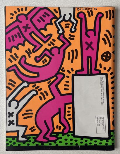Haring Keith HARING
"Distribution service
Music distribution catalog, 1986
27 x 21...
