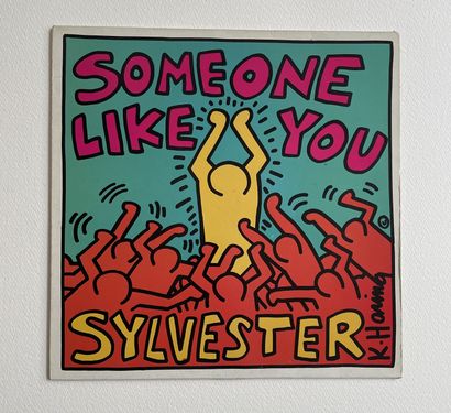 Haring Keith HARING (1958-1990) 
A 33T record - Sylvester "Someone Like You
VG+;...