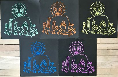 Haring After Keith HARING (1958-1990) 
Larry LEVAN "The Final Nights Of Paradise
Series...