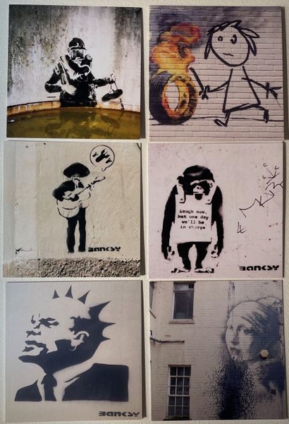 Banksy BANKSY
Set of six cards with envelope
13,5 x 13,5 cm