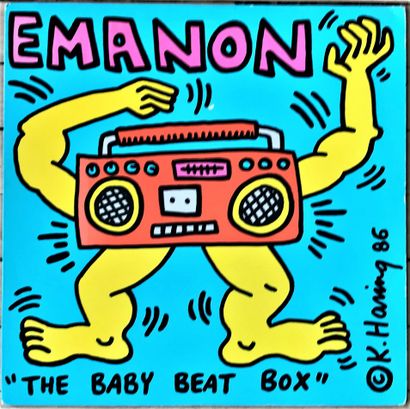 Haring Keith HARING (1958-1990) 
A 33 T record - Emanon "The Baby Beat Box, 1986
VG+;...