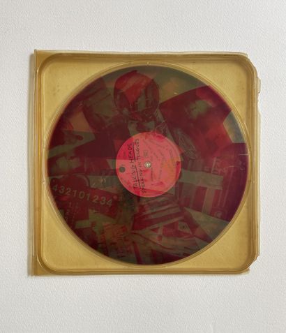 Rauschenberg Robert RAUSCHENBERG (1925 – 2008) 
Un disques 33T - Talking Heads "Speaking...