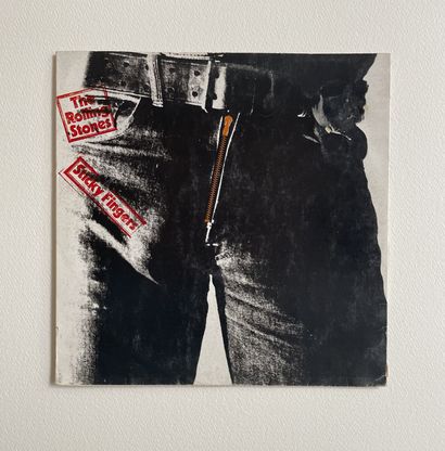 Warhol Andy WARHOL (1928-1987) 
A 33T record - The Rolling Stones "Sticky Fingers
vinyl...