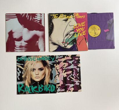 Warhol Andy WARHOL (1928-1987) 
Three LPs - Debbie Harry, The Rolling Stones and...