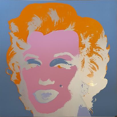 Warhol Andy WARHOL (1928-1987)/Sunday B. Morning 
"Marylin Monroe"
Silkscreen, stamps...