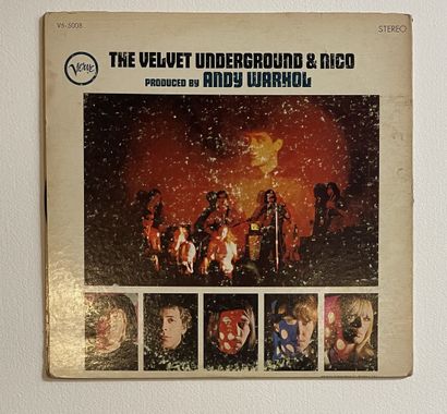 Warhol * Andy WARHOL (1928-1987)
Un disque 33T - Velvet Underground, label Verve...