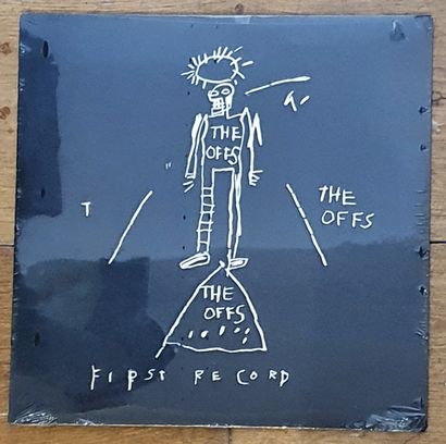 Basquiat Jean-Michel BASQUIAT (1960 – 1988) 
Un disque 33T - The Offs “First record”...