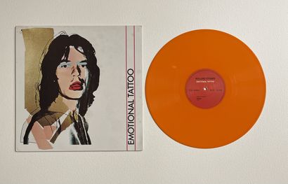 Warhol Andy WARHOL (1928-1987) 
One LP - The Rolling Stones "Emotional Tattoo
Orange...