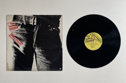 Warhol Andy WARHOL (1928-1987) 
A 33T record - The Rolling Stones "Sticky Fingers
Italian...