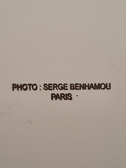 Warhol Serge BENHAMOU (1953)
"Andy Warhol"
Tirage en noir et blanc sur cartoline,...