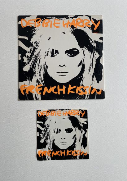 Warhol Andy WARHOL (1928-1987) 
Two 33T/45T records - Debbie Harry "French Kiss
American...