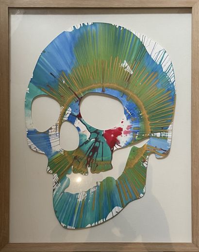 Hirst Damian HIRST (1965)
"Skull"
Acrylique sur papier, Pinchuk Art Centre Ukraine,...