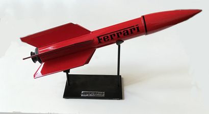 Aillaud Remy AILLAUD (1987) 
"Missile rouge Ferrari" - 06/2020
Technique mixte
45...
