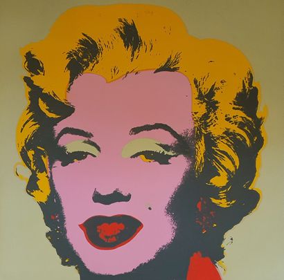 Warhol Andy WARHOL (1928-1987)/Sunday B. Morning 
"Marylin Monroe"
Silkscreen, stamps...