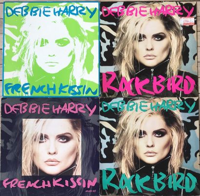 Warhol Andy WARHOL (1928-1987) 
Four 33T records - Debbie Harry
VG+ to EX; VG+ to...