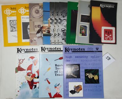 Livres Keynotes ALOA Magazine, USA 
13 issues: 1974 - April and August, 1982 - February,...