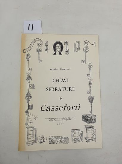 Livres Angelo Maggioni
"Chiavi Serrature e casseforti", 1989 (insolated)
