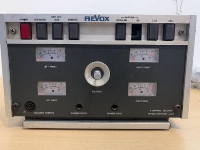 null Quadraphonic amplifier, REVOX, A 724 
Good cosmetic condition, amp does not...