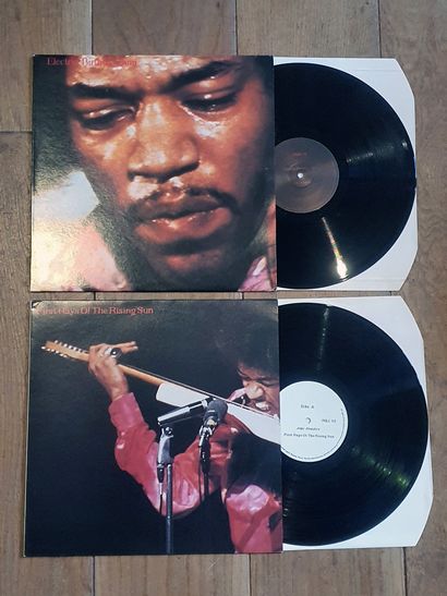 Jimi Hendrix Two 33T records - Jimi Hendrix "Electric Birthday Jimi" and "First Rays...