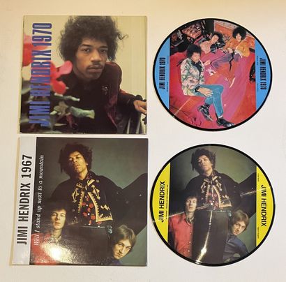 Jimi Hendrix Two Picture discs - Jimi Hendrix "Live 67/70
EX; EX