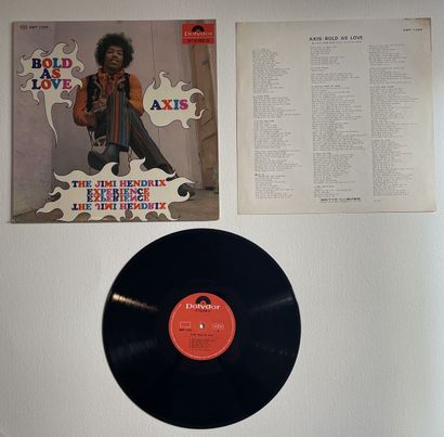 Jimi Hendrix A 33T record - Jimi Hendrix Experience "Axis: Bold As Love", Polydor...