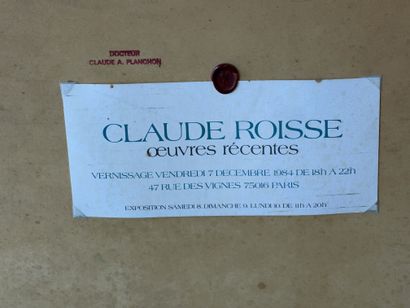 null Claude ROISSE
"Nature morte au chou et au lard"
Huile sur papier (?) signée...