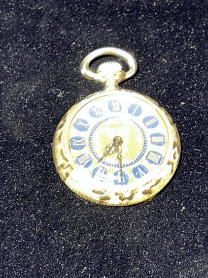 null Collar watch, gilded metal, HOP brand