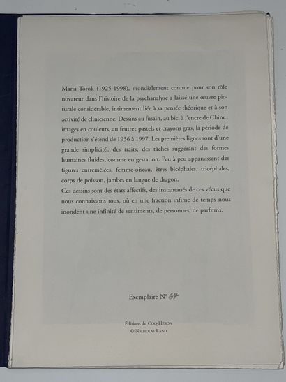 null Maria TOROK (1925-1998) - "Lignes et couleurs", porte-folio, exemplaire n° 64,...