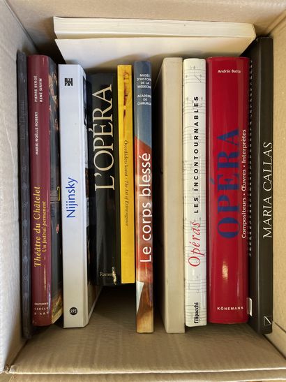 Lot de livres d'art modernes: Opéra, Danse,...