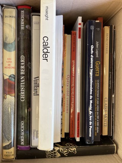 null Lot de livres d'art modernes: Opéra, Danse, Chant, Sculpture, Peinture, on y...