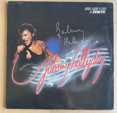 Chanson française Un disque 33T - Johnny Hallyday au Zénith
Signé par l'artiste 
VG+;...