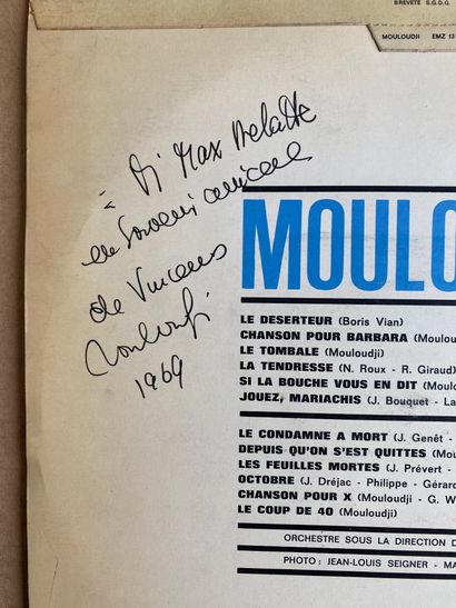 Chanson française A 33T record - Mouloudji 