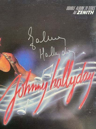 Chanson française Un disque 33T - Johnny Hallyday au Zénith
Signé par l'artiste 
VG+;...
