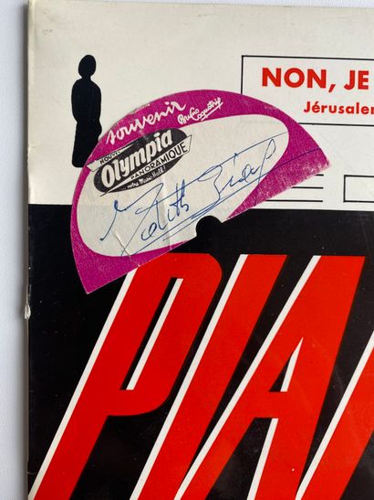 Chanson française Un disque super 45T/ EP- Edith Piaf, label Columbia (ESRF1303)
Etiquette...