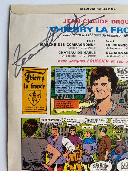 BOF Un disque super 45T - Bande originale du feuilleton "Thierry la fronde"
Dédicacé...