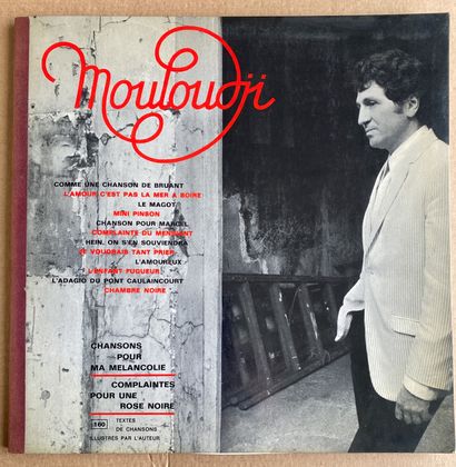 Chanson française Un disque 33T - Mouloudji
Dédicacé par l'artiste 
VG+; EX