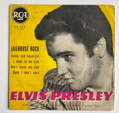 Rock & Roll Un disque Ep - Elvis Presley
Dédicacé par l'artiste, sans doute lors...