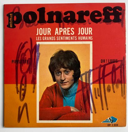 Chanson française Un disque Ep - Michel Polnareff
Dédicace et dessin de l'artiste...