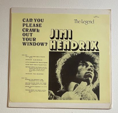 Radio A 33T disc - Jimi Hendrix "Can you please crawl out your window - live and...