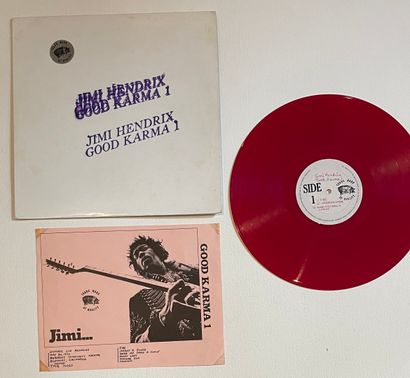 TMOQ A 33T record - Jimi Hendrix "Good Karma 1", TMOQ label
Second pressing, red...