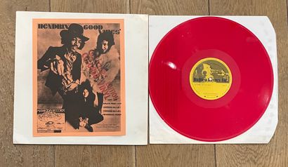 Mushroom A 33T record - Jimi Hendrix "Good Vibes", Mushroom/Ruthless Rhymes label
Red...