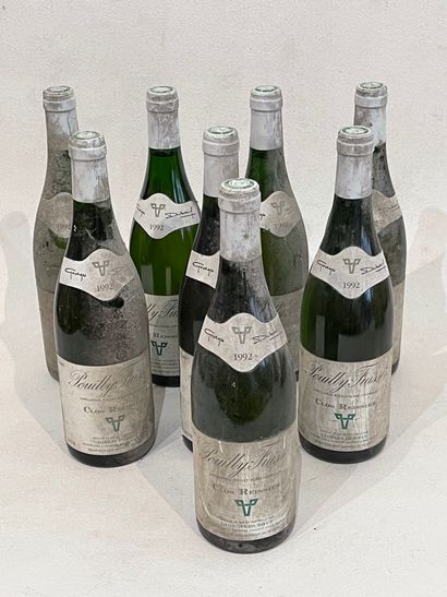 BOURGOGNE Eight (8) bottles - Pouilly Fuissé, Clos Reissier, 1992, Georges Duboeuf...