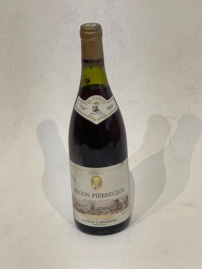 BOURGOGNE One (1) bottle - Macon rouge, Pierreclos, 1992, Caveau Lamartine (dirty...